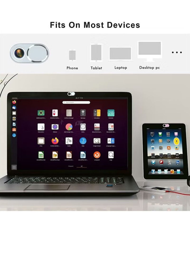 3 Pack Webcam Covers, Web Mac Laptop Camera Cover Slide, Ultra Thin Webcam Blocker Fits for MacBook Air Pro iPhone iPad, Mac Camera Blocker for Laptop Protect Your Privacy and Security