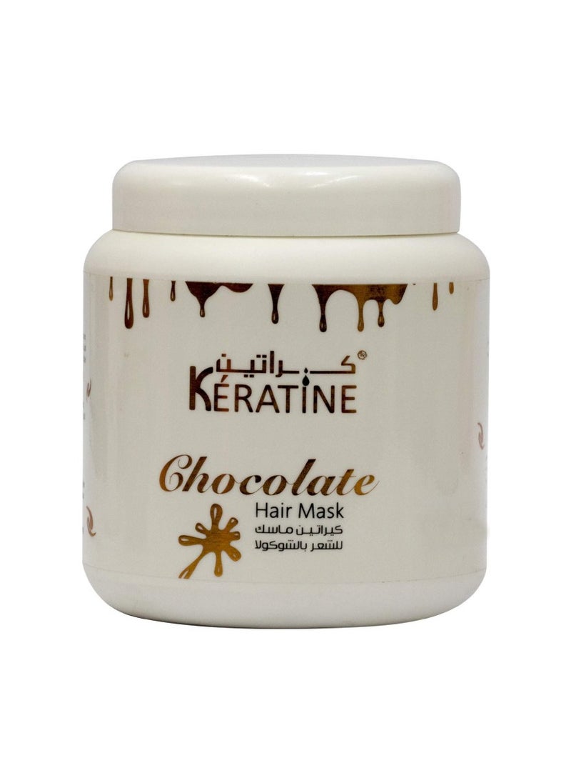 Keratine - Keratine Hair Mask Chocolate 1000 ml - for Hydrating and Smoothing Hair - Image 1