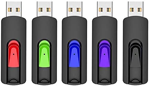 RAOYI 5 Pack 32GB USB Flash Drive, USB 2.0 Memory Stick Thumb Drives Jump Drive Pen Drive for PC Laptop Computer - 32G Multipack - Image 1
