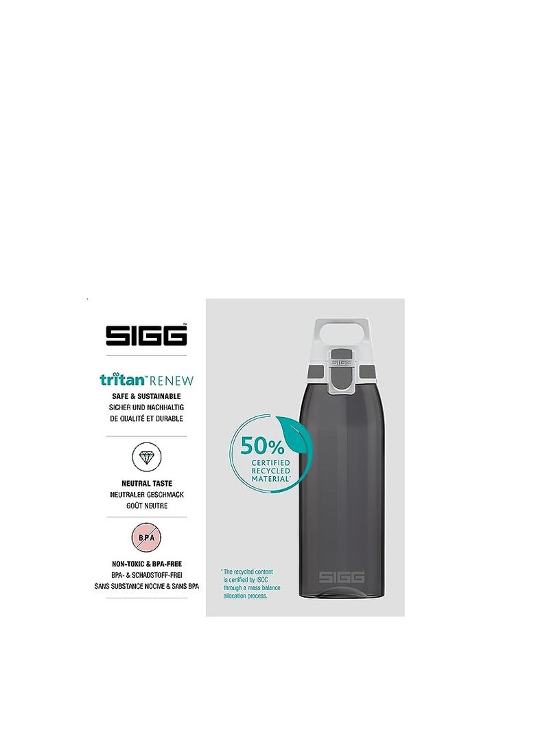 SIGG Total Colour Anthracite Water Bottle (1 L), BPA-Free Drinks Bottle Crafted from Tritan, Lightweight and Lidded Leak-Proof Plastic Bottle - pzsku/Z5D5606CED5E62BA76695Z/45/_/1697783913/0b26a666-3a3b-42c0-88b0-9eda66ca926c