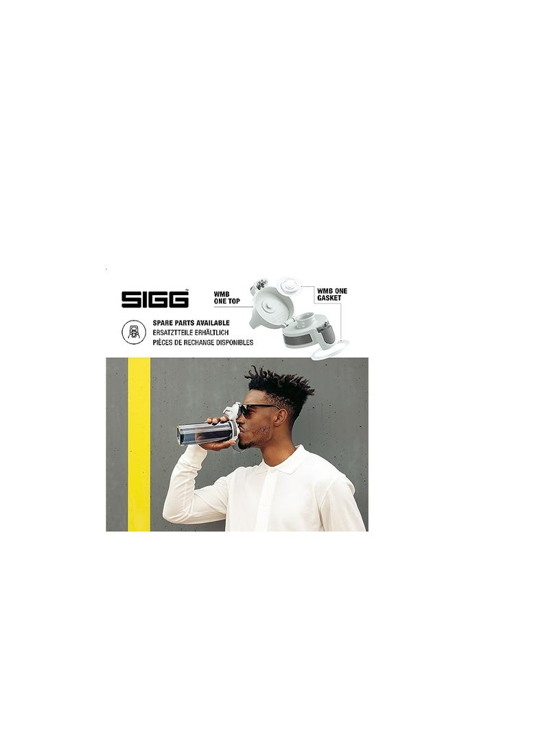 Sigg Total Colour Anthracite Water Bottle (1 L), Bpa-Free Drinks Bottle Crafted From Tritan, Lightweight And Lidded Leak-Proof Plastic Bottle - Image 3