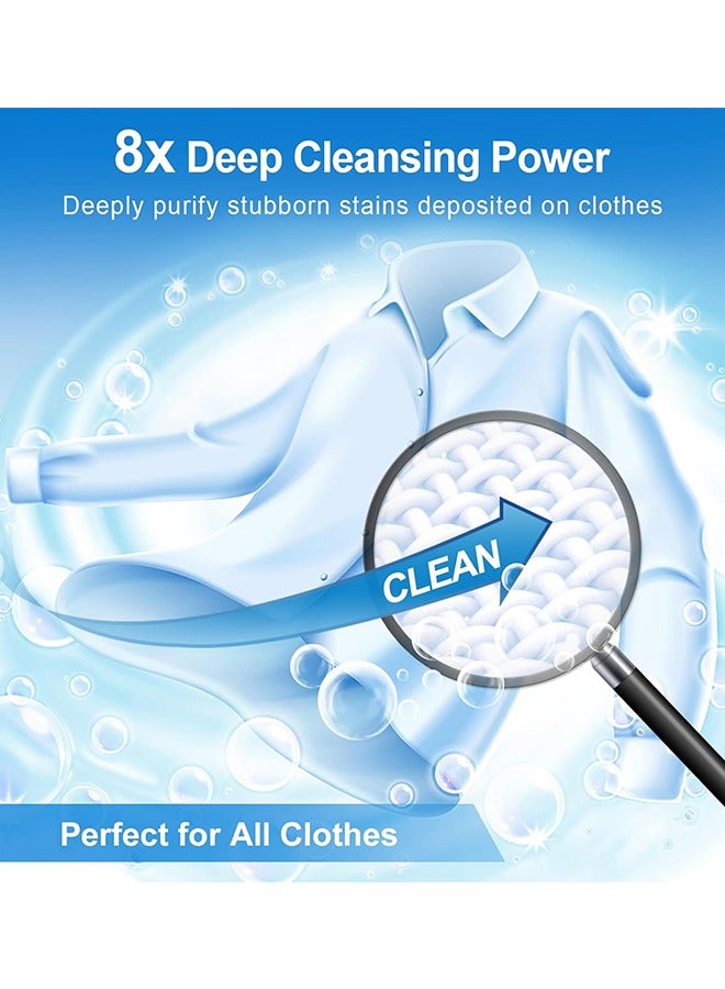 APPTRIN 30pcs Laundry Detergent Sheets Eco Friendly Plant-based Detergent Soap Strips for Wash Machine Travel Home Clothes Washing - Image 5