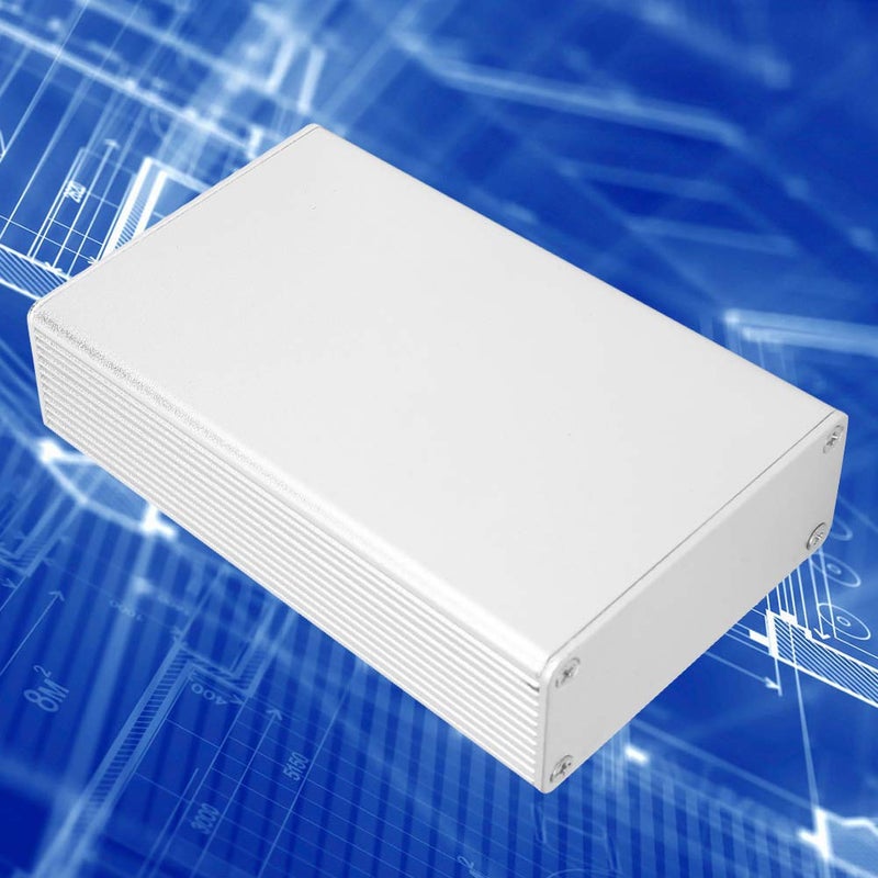 Aluminum Cooling Case Enclosure for Electronic Board, 27x66x100mm, Sand Silver - Quick Heat Dissipation, Durable Anodized Surface, Ideal for Project Electrical and Outdoor Use - Image 5