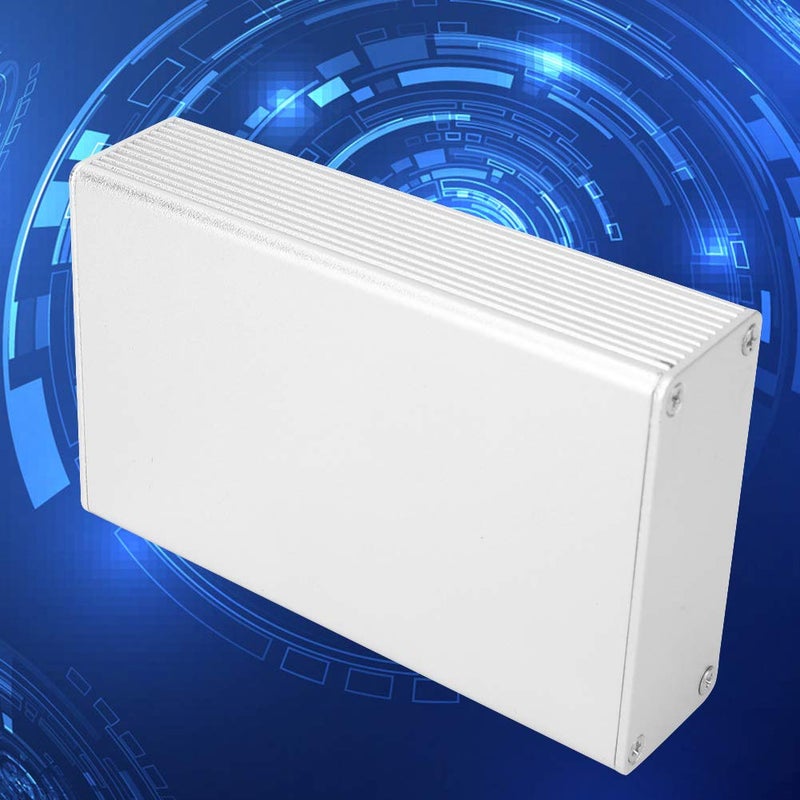 Aluminum Cooling Case Enclosure for Electronic Board, 27x66x100mm, Sand Silver - Quick Heat Dissipation, Durable Anodized Surface, Ideal for Project Electrical and Outdoor Use - Image 3