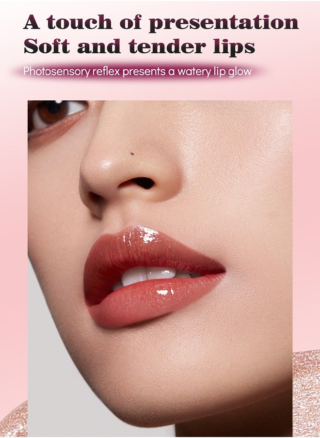 MAYCHEER - 6 Colors Ultra Glossy Liquid Glitter Lip Gloss Set, Long Lasting High Shine Shimmer Diamond Matte Lip Oil Set, Long-Lasting Hydrating Lip Plumping Gloss - Image 1