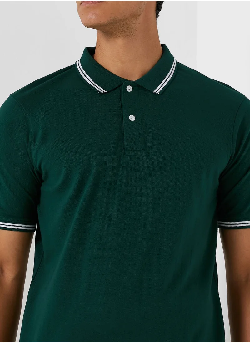 Seventy Five Tipping Polo Shirt