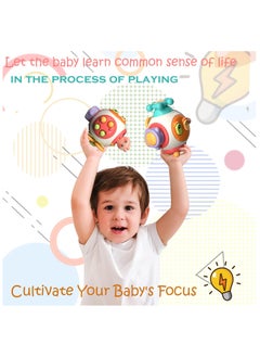 XiuWoo Baby Toys, Learning Car Activities Sensory Busy Fidget Cube Board Travel Toy for Toddlers Educational Montessori Toys for 1 2 Year Old  - Image 2