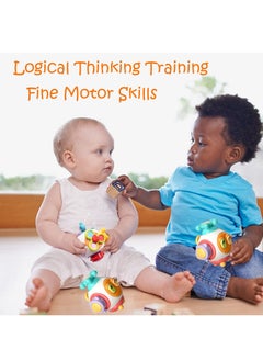 XiuWoo Baby Toys, Learning Car Activities Sensory Busy Fidget Cube Board Travel Toy for Toddlers Educational Montessori Toys for 1 2 Year Old  - Image 4