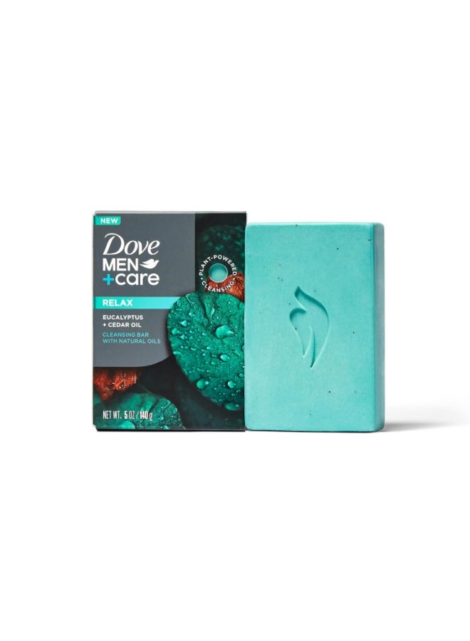 Dove DOVE MEN CARE Plant-Based with Eucalyptus and Moisture for men`s skin, 5 Ounce (pack of 4) - Image 3