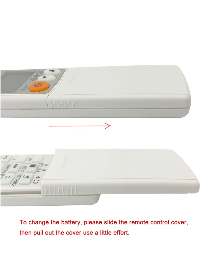 ELTRAZONE Universal Remote Control Replacement for Mitsubishi Air Conditioner A/C | Compatible with MSZ-A12NA, MSZ-GE09NA, MSZ-A15NA, MSZ-D30NA, MSZ-A24NA-1, KM07M, KM15E | Easy Setup, Celsius Display, High-Performance Control | Perfect for Mitsubishi A/C Models  - Image 4