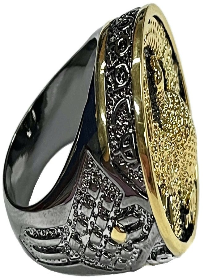 costumebase DUNE RING Duke Leto Atreides Signet Prop Replica Ducal STAINLESS STEEL (US Sz 10) - Image 3