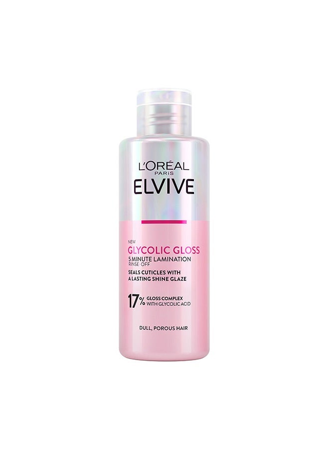 L'OREAL PARIS L’Oreal Paris Elvive Glycolic Gloss 5-minutes Lamination Rinse-off  200ml - Image 1