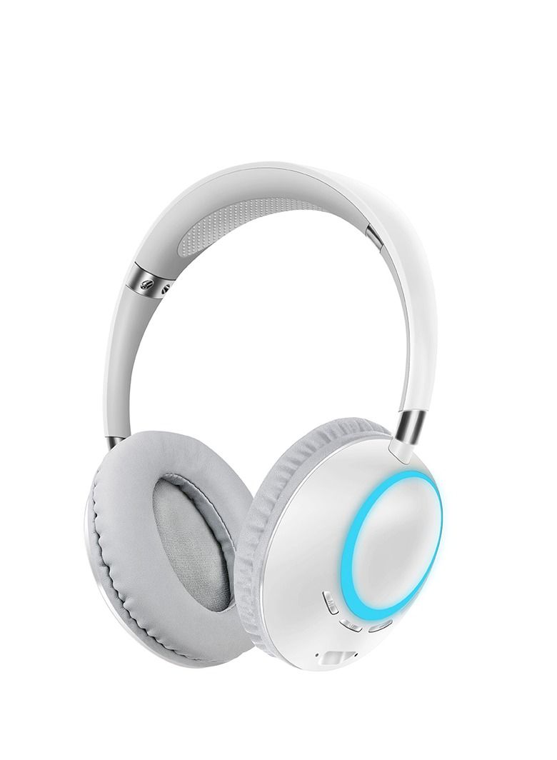 GULFLINK 400mah Bluetooth Wireless Headphones for Teens Adults White - Image 1