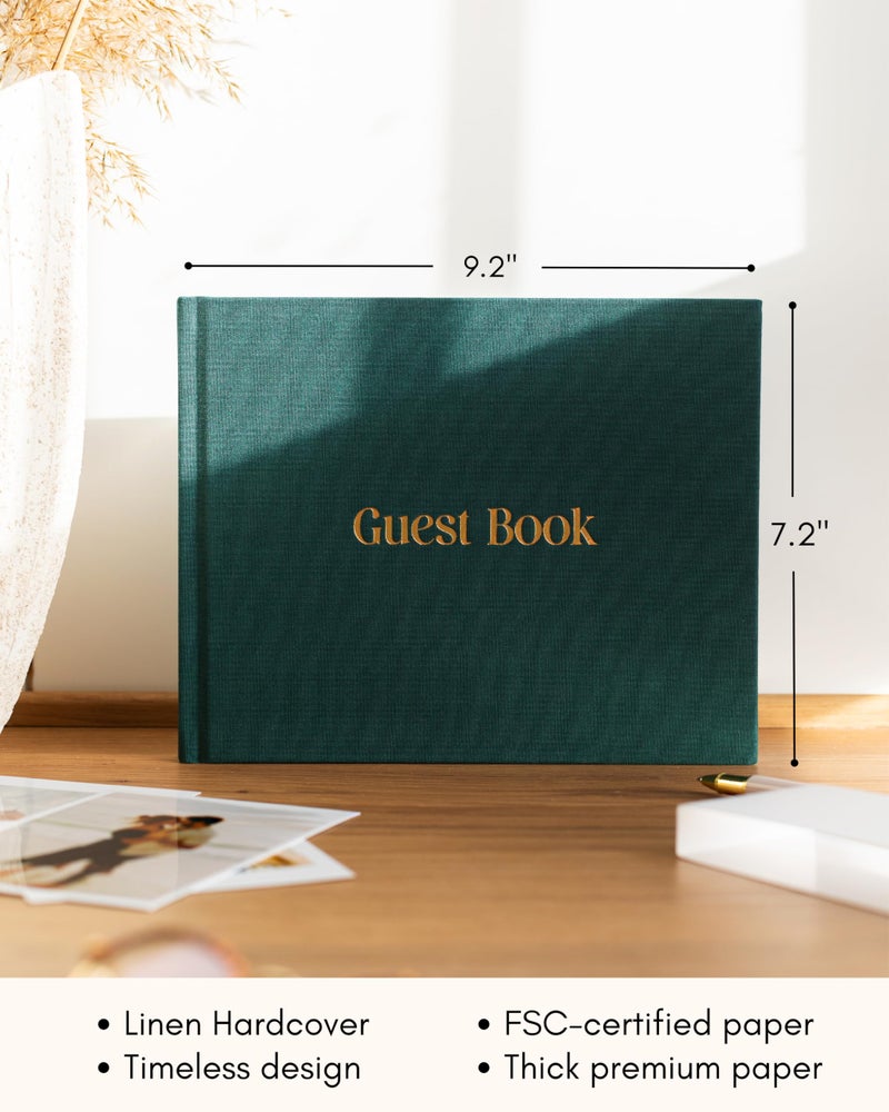 Lamare Wedding Guest Book â€“ Elegant Guest Book for Party, Baby Shower Guest Book & Polaroid Guest Book for Wedding - Image 3