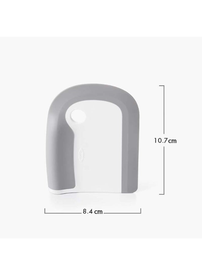 HOMESTAR 1pc Silicone Kitchen Scraper - Multi-Purpose Cleaning Spatula For Non-Stick Pots, Soft Flexible Dish Scraper & Water Squeegee, Heat Resistant Utensil ，Heat-Resistant, Easy to Clean, No Electricity Needed, Ideal for Cooking & Baking, Grey 8.4*1*10.9 cm - Image 2