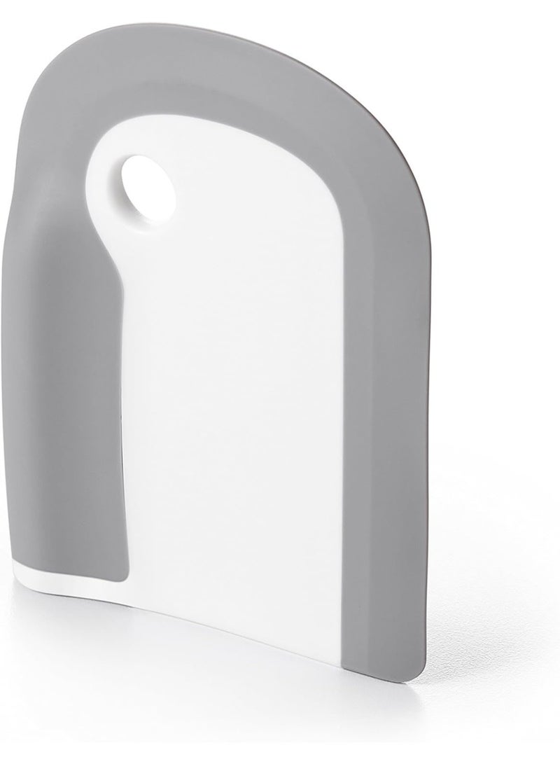 HOMESTAR Good Grips Small Squeegee for Kitchen Sink, Dishes, and Countertops, Silicone Kitchen Scraper, Multi-Purpose Cleaning Spatula For Non-Stick Pots, Heat-Resistant, Grey, 8.4*1*10.9 cm - Image 1