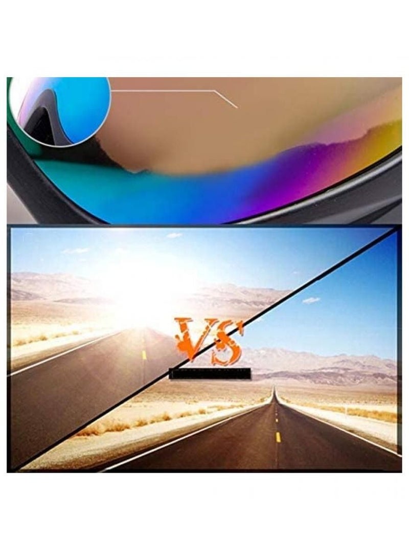 اليسا نظارات شمسية محمولة لركوب الدراجات نظارات شمسية للدراجة نظارات شمسية للرياضة الخارجية للدراجات نظارات ركوب الثلج للرجال والنساء مع ظل أسود للتبريد - Image 5