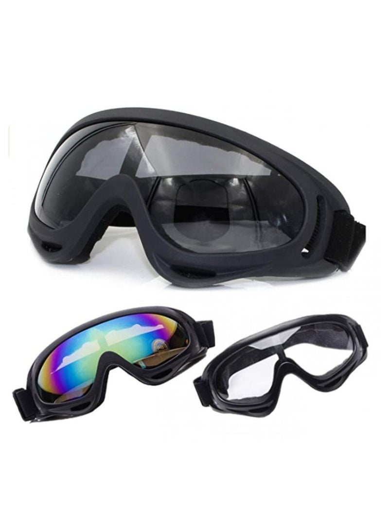 اليسا نظارات شمسية محمولة لركوب الدراجات نظارات شمسية للدراجة نظارات شمسية للرياضة الخارجية للدراجات نظارات ركوب الثلج للرجال والنساء مع ظل أسود للتبريد - Image 4