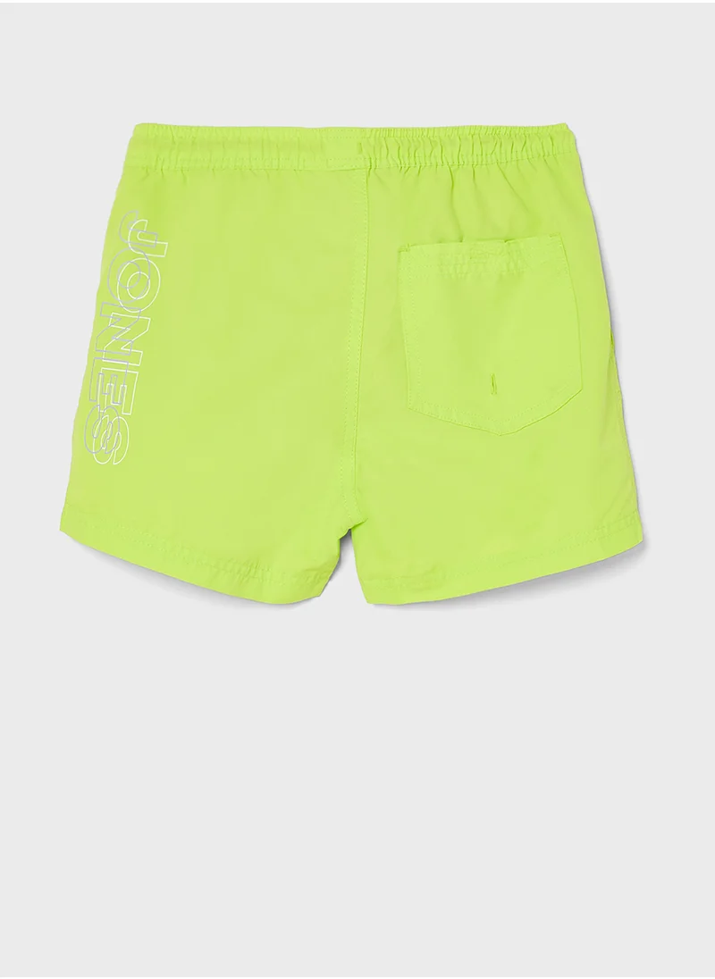 Jack & Jones Junior Youth Double Logo Swim Shorts