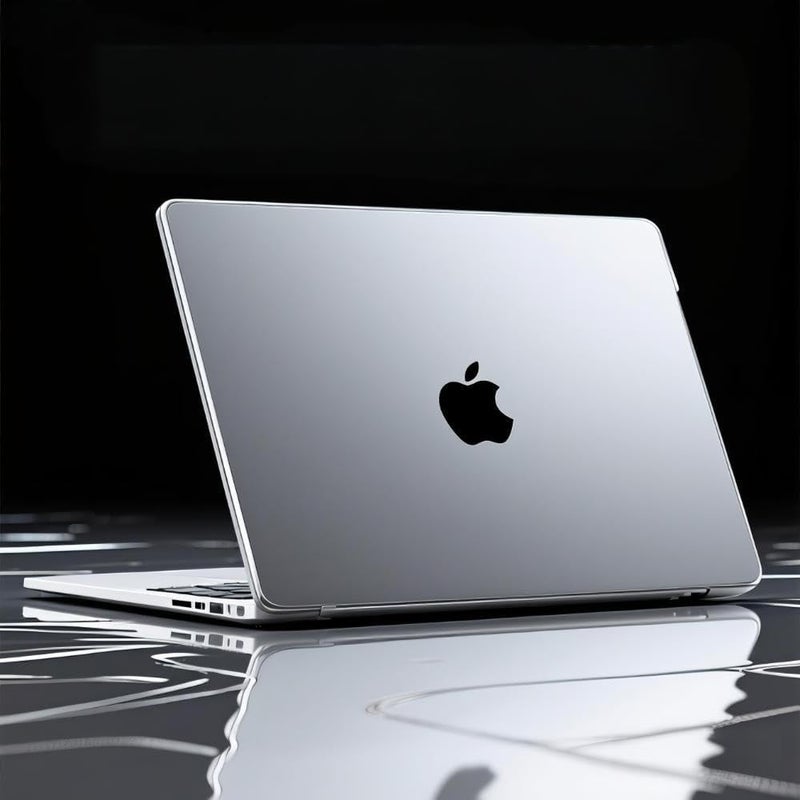 سيفن لاين متوافق مع حافظة MacBook Air 13 بوصة 2022-2026 M5 M4 M3 M2 A3449 A3240 A3113 A2683 حافظة كريستالية فائقة النحافة وخفيفة الوزن مقاومة للخدش مع غطاء لوحة مفاتيح، فائق الشفافية - Image 3