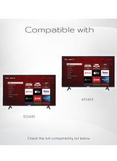 ELTRAZONE Remote Control OEM 21001-00071 for TCL Roku TV with Netflix, Disney Plus, Apple TV, HBO Max 32S327, 32S335, 43S433, 43S435, 50S435, 55S435, 65S435 with battery  - Image 3
