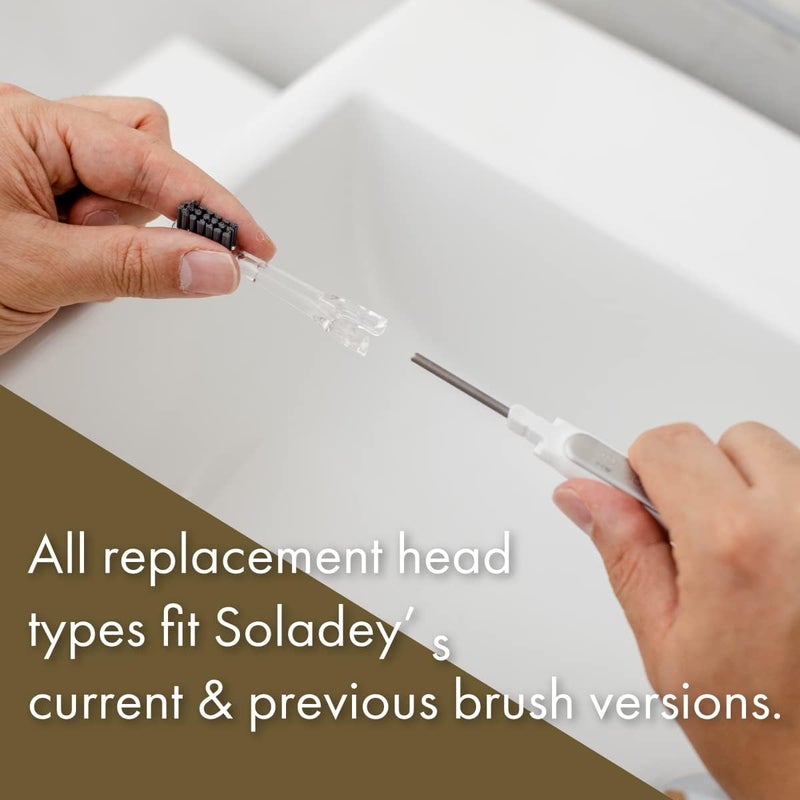 Soladey 5 Ionic Toothbrush, Black, Large Solar Panels and TiO2 Semiconductor, You can Brush Without Toothpaste - Image 4