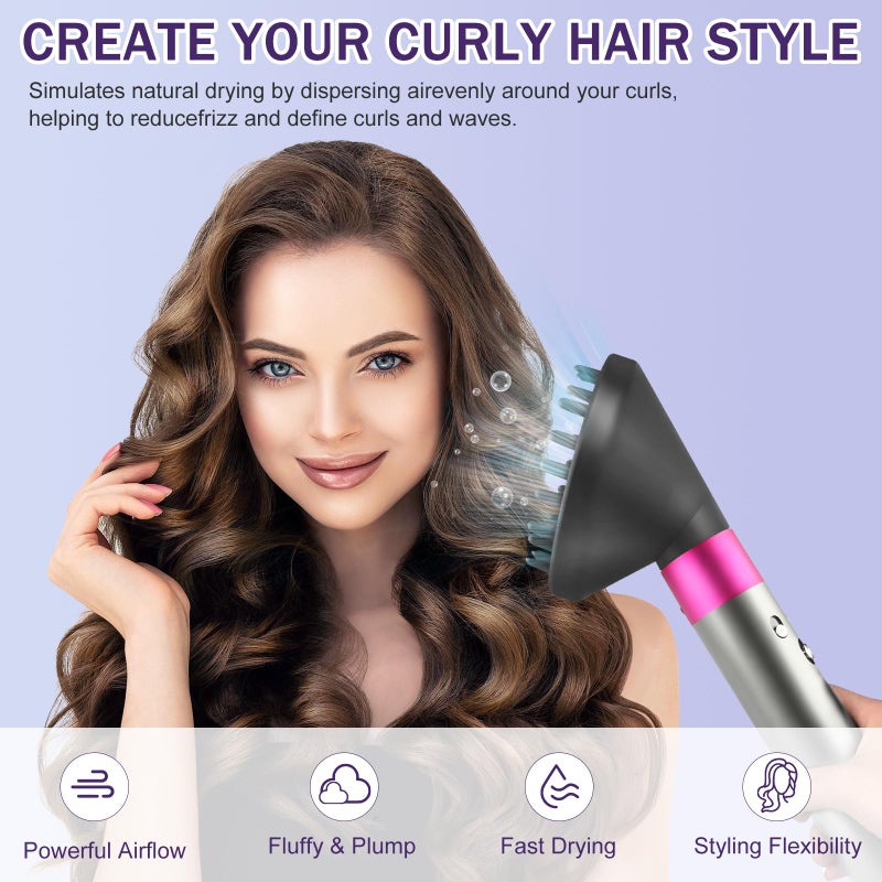 MengTiger Diffuser Attachment for Dyson Airwrap Styler - Enhanced Curl Definition, Quick Dry Technology, Compatible with Dyson Airwrap Attachments - Image 2