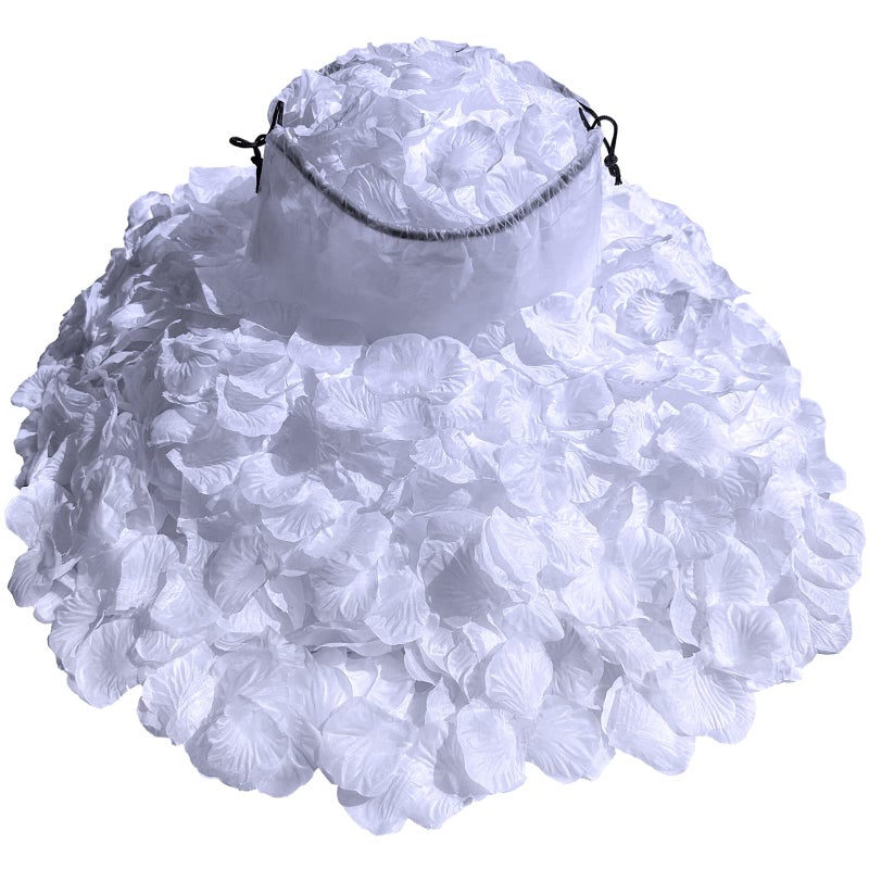 Winlyn 3000 Pcs White Silk Rose Petals - Scented Ready-to-use Separated Realistic Artificial Rose Flower Petals for Wedding Proposal Anniversary Valentine's Day Bride & Baby Shower Engagement Decor - Image 1