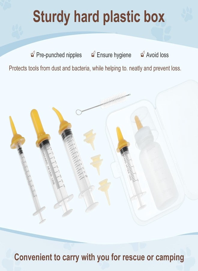 GLIDESMOOTH Kitten Bottle Feeding Kit, Easy-to-Use Kitten Feeding Set, Complete Care Solution for Feeding, Yellow, 1 Set - Image 2