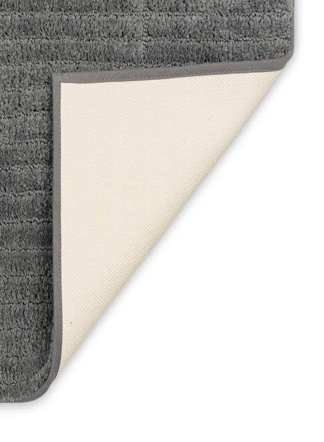 Mohawk Home Sanctuary Casual Solid Gray 2' X 3' 4" Bath Mat Perfect for Bathroom - Image 5