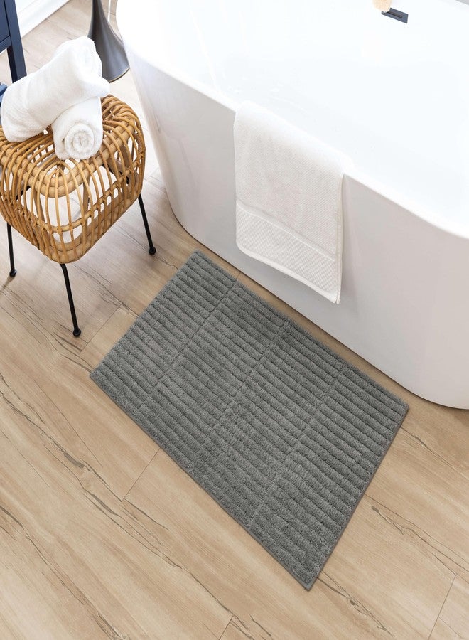 Mohawk Home Sanctuary Casual Solid Gray 2' X 3' 4" Bath Mat Perfect for Bathroom - Image 2