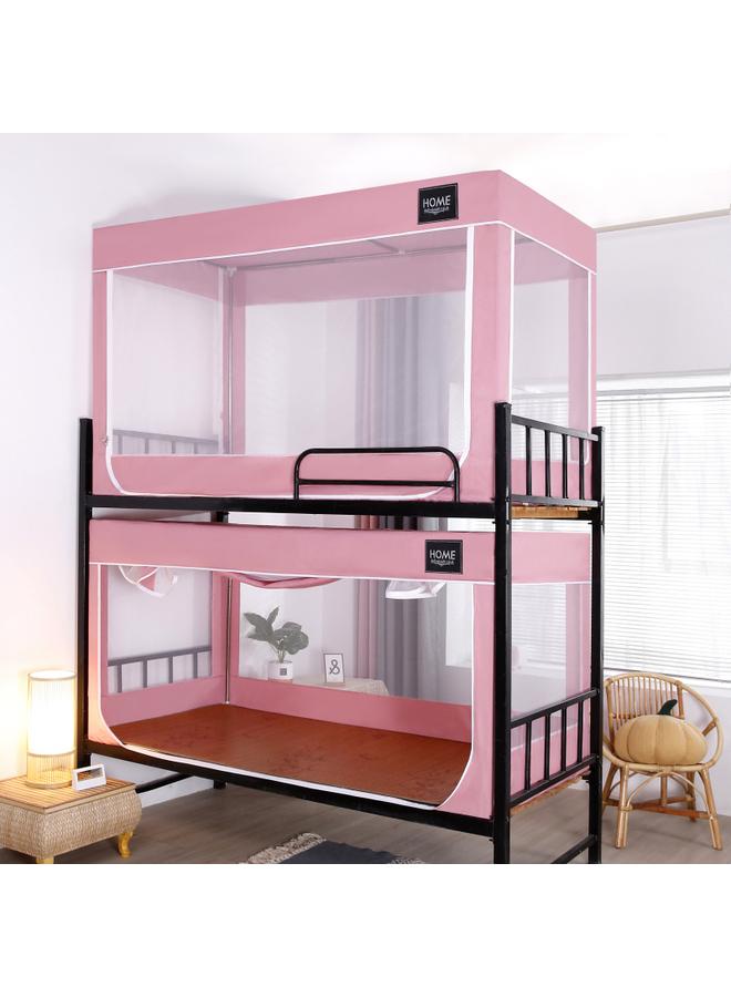Bluejw Top And Bottom Bunk Of College Student Dormitory Single Iron Frame Bed Mosquito-proof And Dust-proof Top 90cm Bracket Seat Bed Zipper Bedroom Mosquito Net - Image 1