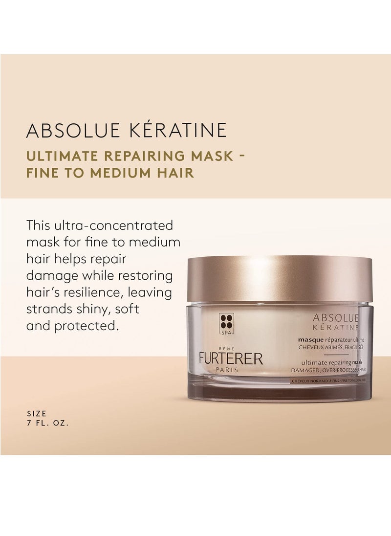 Rene Furterer Rene Furterer ABSOLUE KERATINE Ultimate Regenerating Mask - For Damaged, Over-Processed Fine to Medium Hair - Repair & Restore  - Image 4