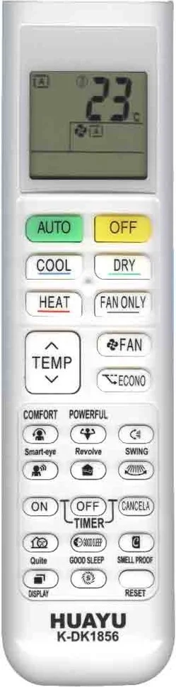 AYT Huayu K-DK1856 Daikin All Models Smart Universal Air Conditioner Remote Control
