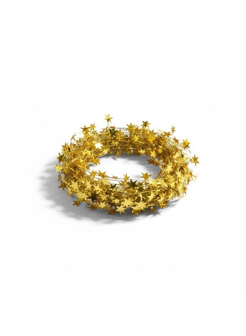 7.5M Star Wire Tinsel-Star Decor