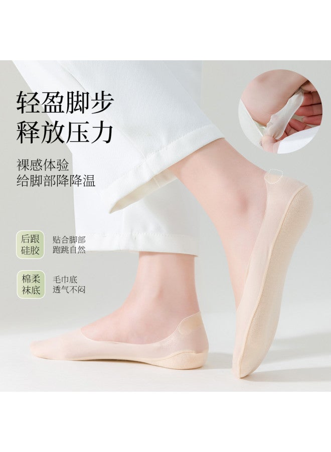 Fenton women's Socks Summer Thin Cotton-bottom Low-cut Invisible Liner Ankle Socks - Image 5