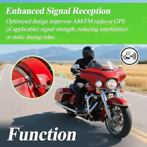 State Warehouse Replacement Motorcyles Antenna Compatible With Harley-Davidson Motorcycles 1998-2020,Street Glide Road Glide Road King Electra Glide 1998-2017 - Image 5