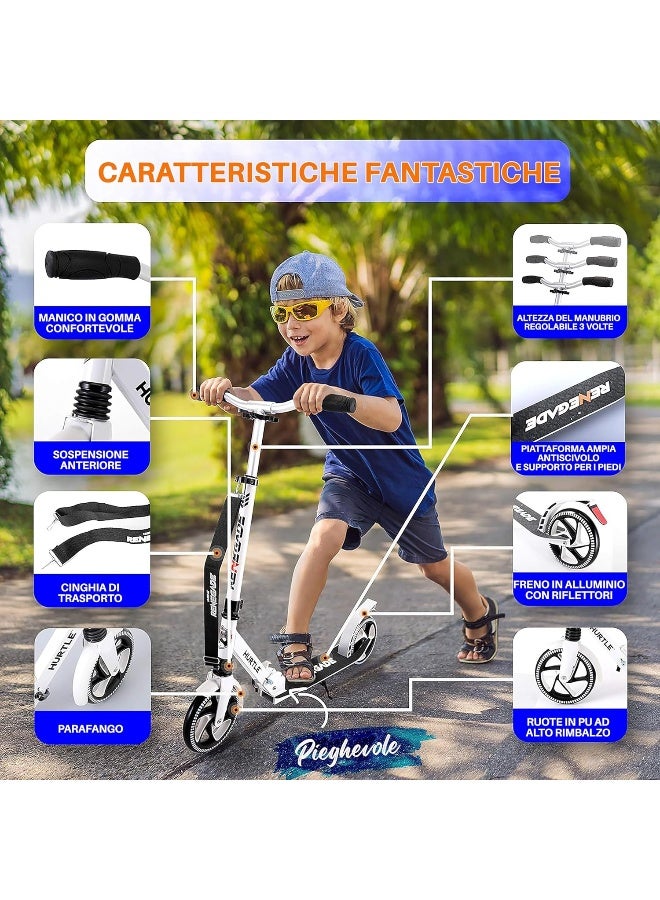 Hurtle Renegade Kick Scooters for Kids Teenagers Adults - Image 1