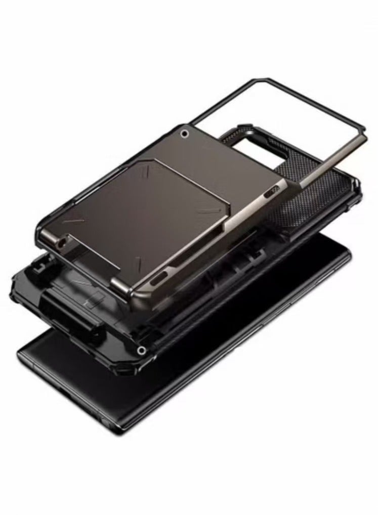 Captaintech For Samsung Galaxy S24 Ultra Case Wallet Slide Camera Cover 【Detachable Wallet】 S 24 Ultra Case with Card Holder Protective Phone Cover for Galaxy S24Ultra 6.8 Inch - Image 3