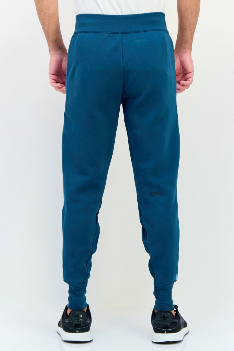 Adidas Men Regular Fit Outdoor Sweatpants, Teal Green  - Image 3