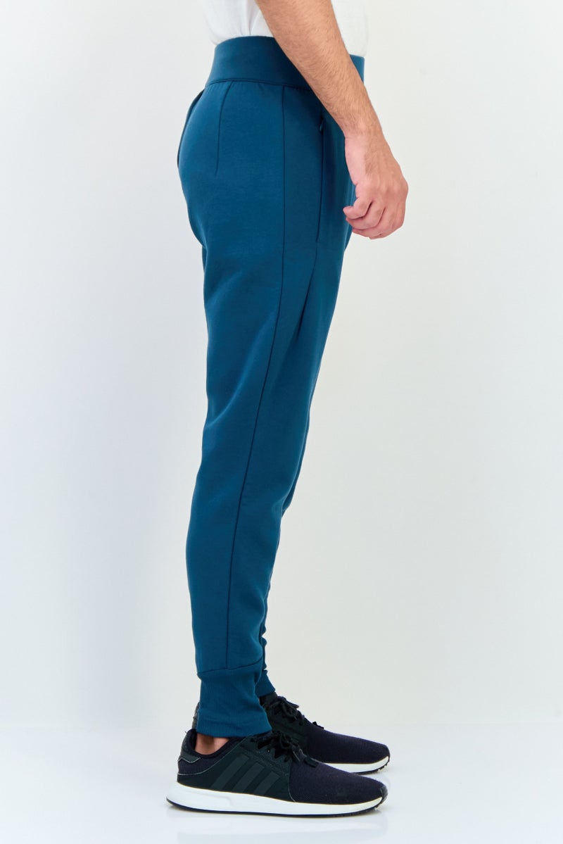 Adidas Men Regular Fit Outdoor Sweatpants, Teal Green  - Image 2