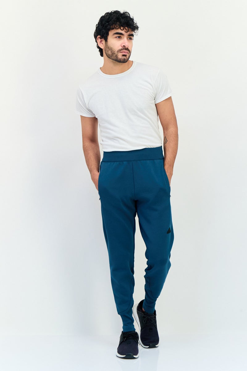 Adidas Men Regular Fit Outdoor Sweatpants, Teal Green  - Image 4