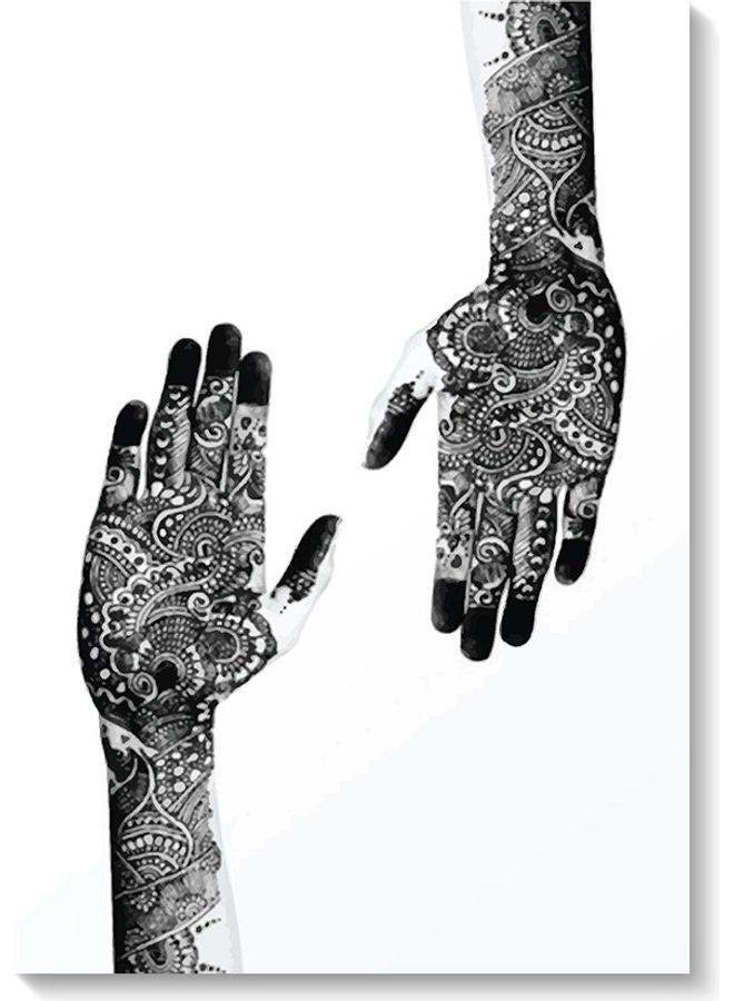RYN Hands Wall Art Multicolour 40x60cm - Image 1