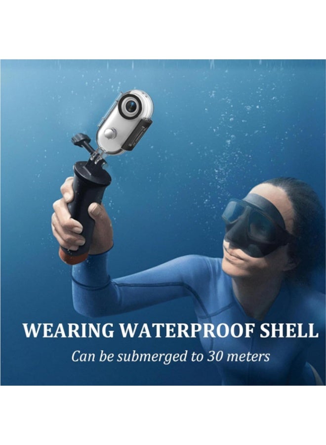 MOCOM 4K Body Camera Magnetic Sports Action Cam Waterproof 30m 170 Wide Angle Cycling Camera Diving Camera Wearable Body Cam  Loop Recording, 120 Min Battery – with All Accessories  - Image 5