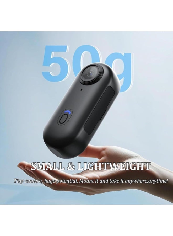 MOCOM 4K Body Camera Magnetic Sports Action Cam Waterproof 30m 170 Wide Angle Cycling Camera Diving Camera Wearable Body Cam  Loop Recording, 120 Min Battery – with All Accessories  - Image 3