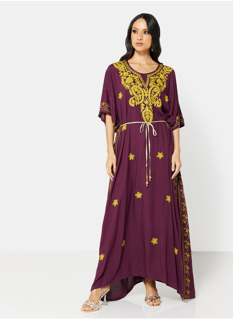 ARABIAN CLOSET EMBROIDERED KAFTAN  - Image 1