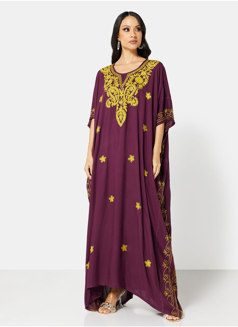 ARABIAN CLOSET EMBROIDERED KAFTAN  - Image 5