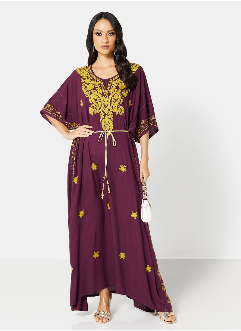 ARABIAN CLOSET EMBROIDERED KAFTAN  - Image 3