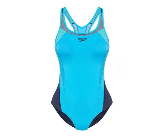 speedo Fit Pinnacle Kickback, Adriatic and Navy 