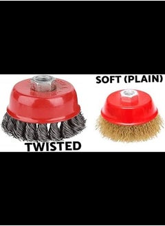 ABBASALI Cup Wire Brush Drill Attachment Electric Drill Wire Brushes Used For Removal Of Rust And Paint Twisted  - Image 2